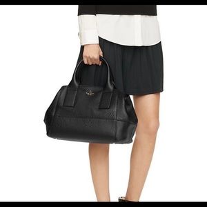 Kate Spade black leather bag Southport Avenue